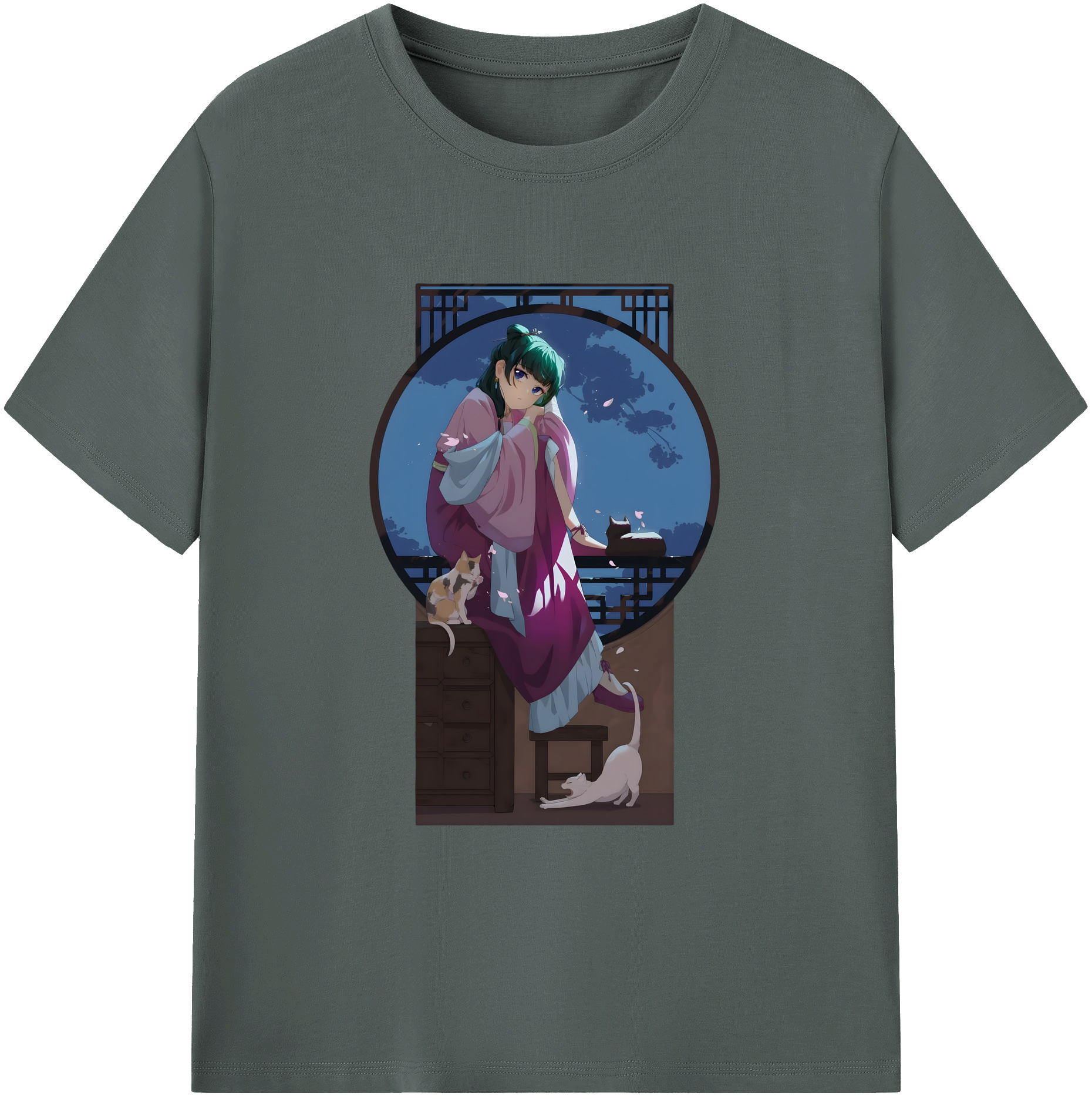 （画像用） 薬屋のひとりごと The Apothecary Diaries 綿100％ メンズ半袖Tシャツ｜肌触りやわらか＆通気性